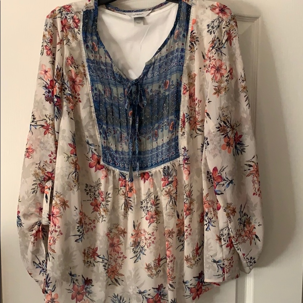 Sheer blouse